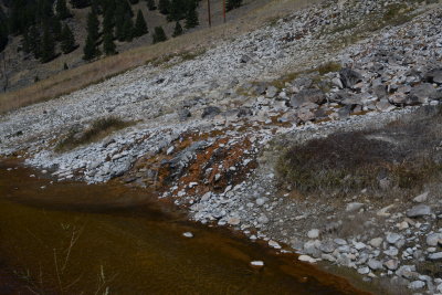 Looks like old mining tailings along the Salmon River