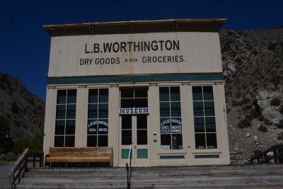 L B Worthington Dry Goods Clayton, Idaho now a museum