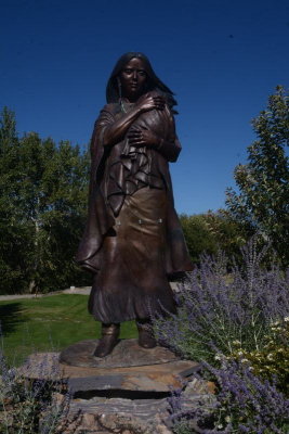 Sacajawea related places and statues