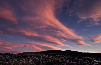 Sunrise from home.