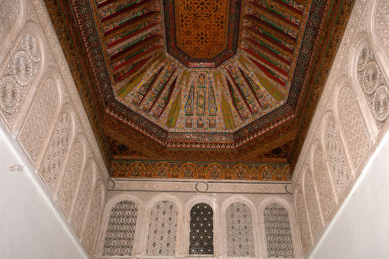 Bahia Palace: Ceiling and Decorations