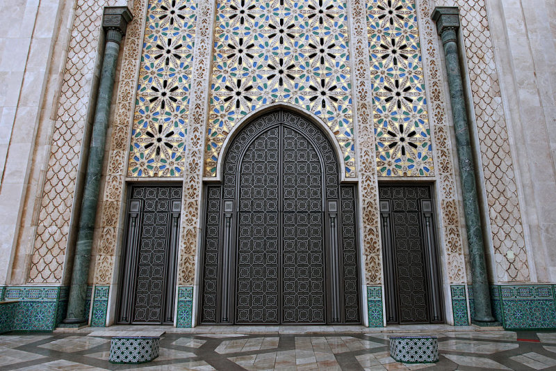 Hassan II Mosque: Entrance