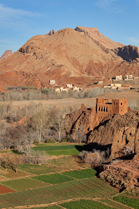 View with Ruins of old Kasbah