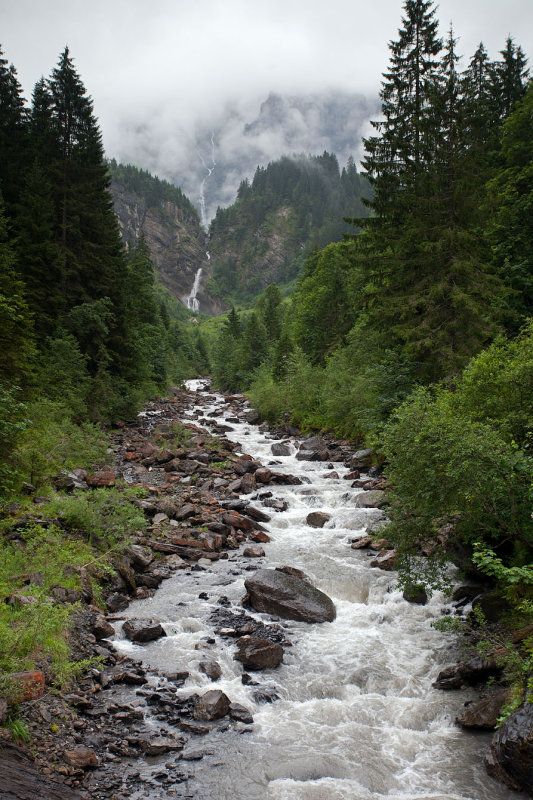 Mounatin Creek in Saxeten