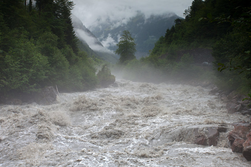 Angry Mountain Creek in Lauterbrunnen Valley
