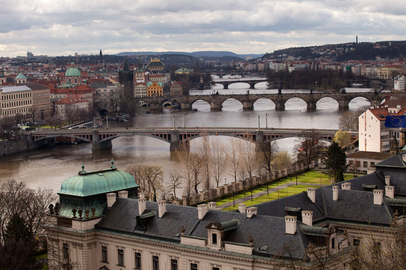 Letensk Sady: Prague Bridges
