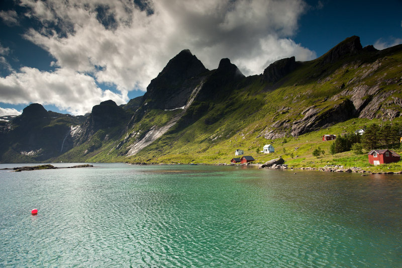 Bunesfjord and Mountains
