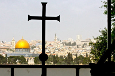 Jerusalem, from inside Dominus Flevit