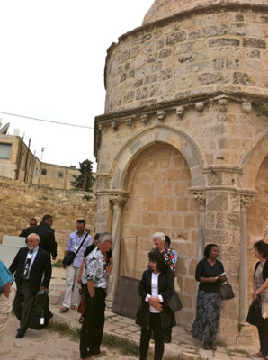 12th Century Chapel of the Ascension.  