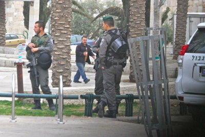 Although there were military (or police) troops around, everything here, and indeed everywhere we went, was very safe.