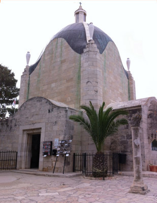 Dominus Flevit (Jesus Wept), where we had Easter Day Mass
