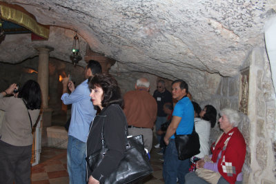 Milk Grotto. I was surprised that it was not unusual for people to live and work in caves during Jesus' time.
