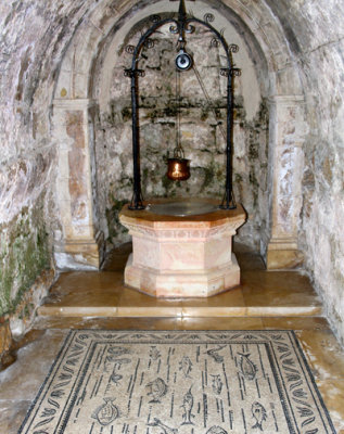 The well in the cave where Elizabeth and John hid during Herod's Slaughter of the Innocents (all males under 2 years of age)