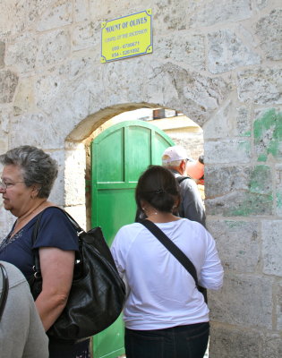 Entrance to the Mount of Olives