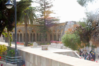 The Church of the Pater Noster, on the Mount of Olives.