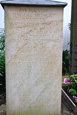 WWI Memorial stone