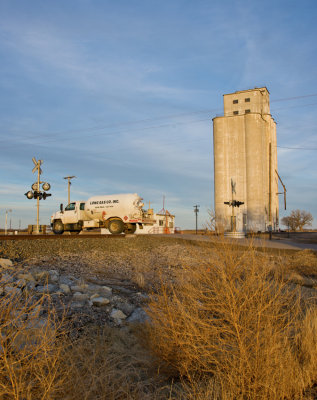 Hopeton, OK grain elevators.