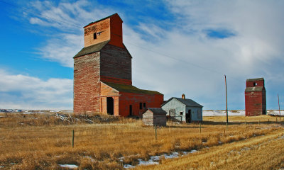 Saskatchewan grain elevators.