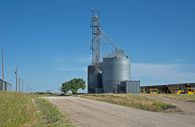 Nonparel, Nebraska grain elevator.