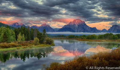 Dawn at Oxbow Lake