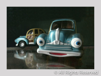 Toy Car with Reflections