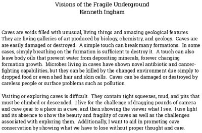 Ingham, Kenneth - Visions of the Fragile Underground