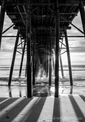 Early Morning under the Oceanside Pier