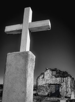 White Cross and Ruin at Santa Rosa