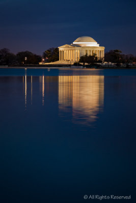 Jefferson Memorial at Night