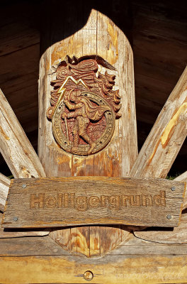 Wanderhü�tte am Heiligen Grund - Detail