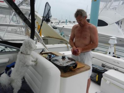 Key West, cooking on the boat