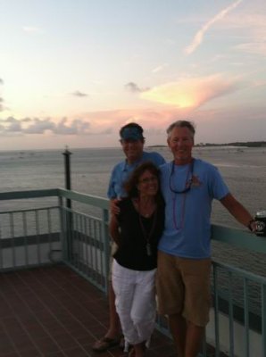 Key West, Sunset with Ken and Bob