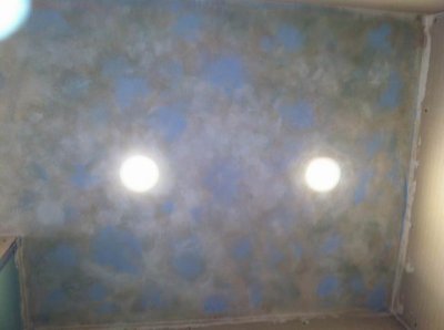 Finished the shower ceiling