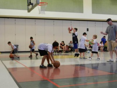 Reilly and Jace's basketball game