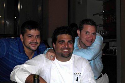 Alan, Chef Victor and Dennis cousin