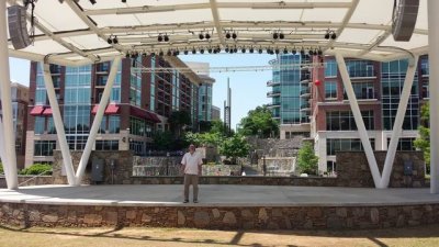 Bob on stage in Greenville, SC