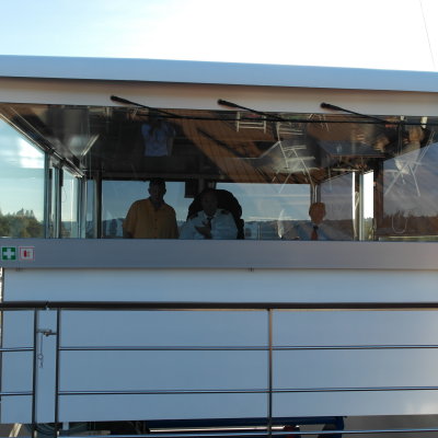 Cruising France - Lyon Jeff at the Helm