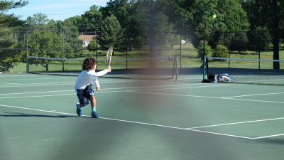 Julian playing on a tourmament