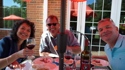 Jeff and Jean at the Prince Michel Wiery