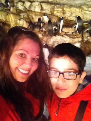 Ty's Birthday with mom Michelle