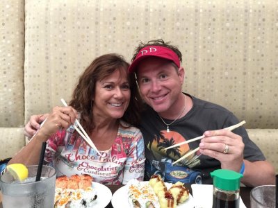 Sushi with Denny and Libby