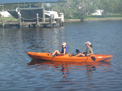 Kayaking with Libby