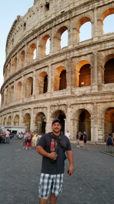 Alan found the Colosseum