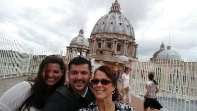 Above Vatican square