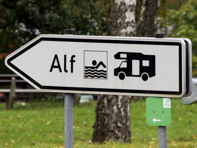 The Stellplatz in Alf
