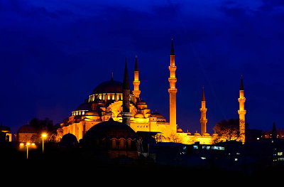 Sulemaniye depuis le pont de Galata