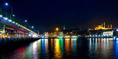 Sulemaniye et le pont de Galata