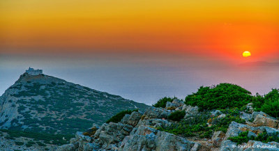 Coucher de soleil depuis Agios Simeon
