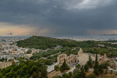 Vue sur le thatre de Dyonisos