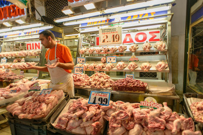 Les halles d'Athnes